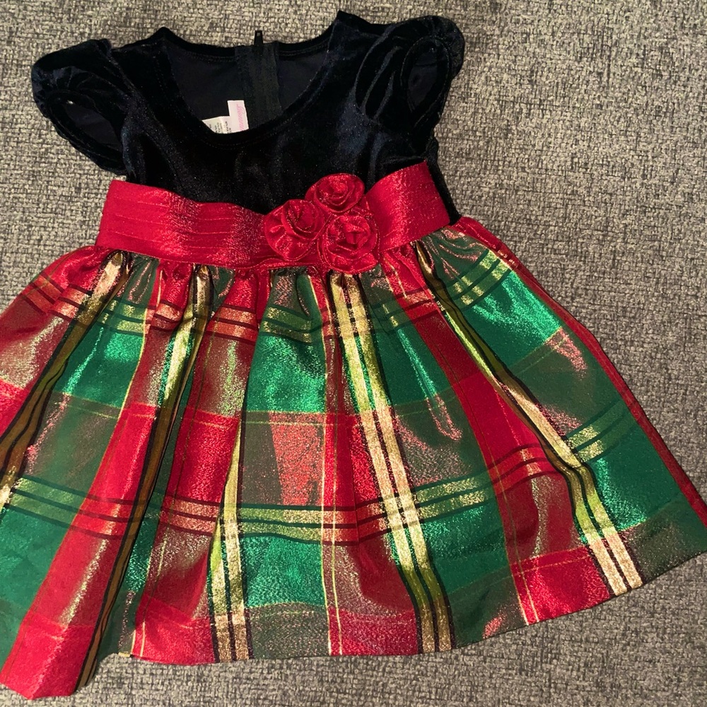 12 months Infant boutique Christmas Dress